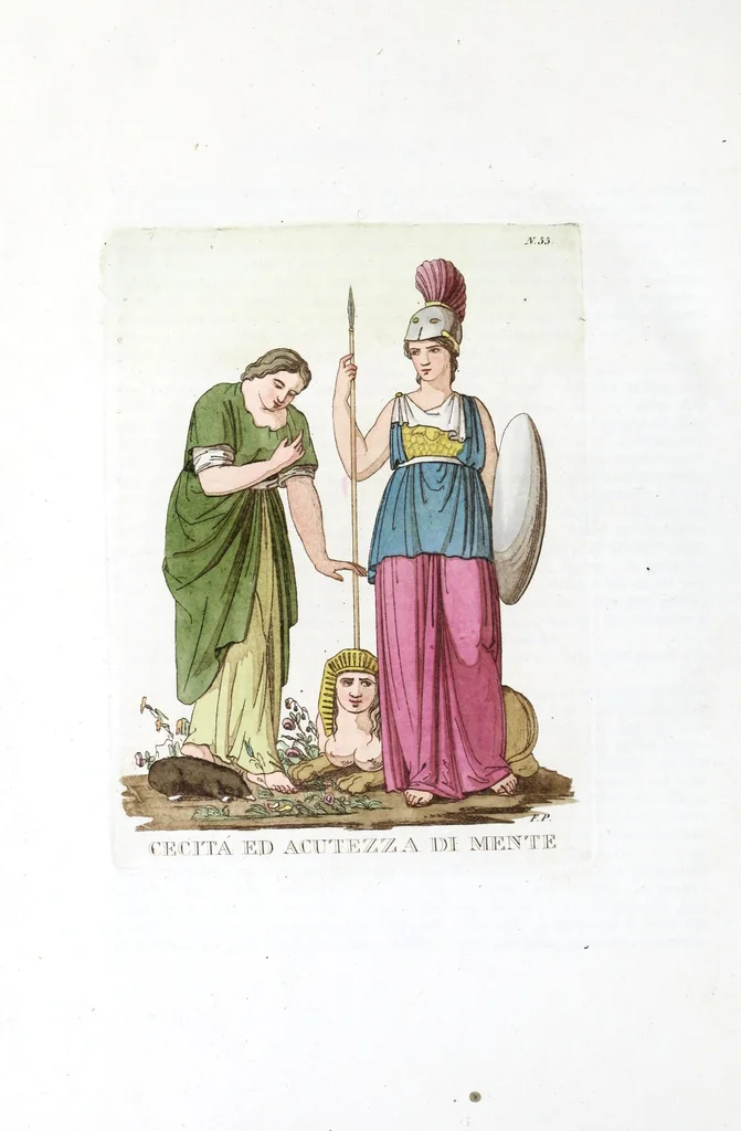 An illustration from Iconologia, ovvero, Immagini di tutte le cose principali a cui l'umano talento ha finto un corpo, 1819, leaf 238