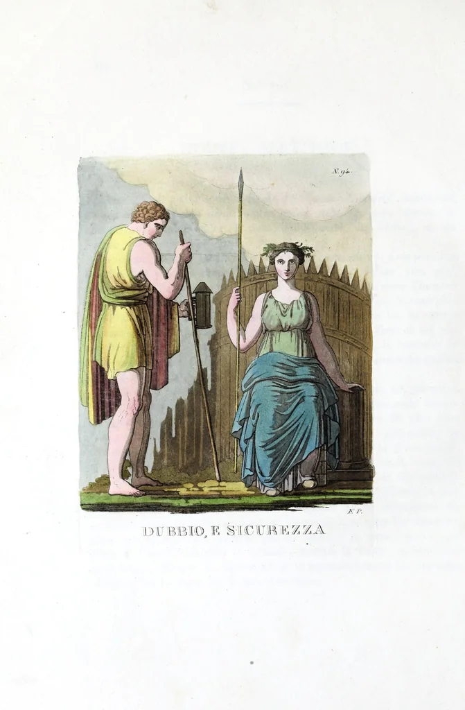 An illustration from Iconologia, ovvero, Immagini di tutte le cose principali a cui l'umano talento ha finto un corpo, 1819, leaf 398