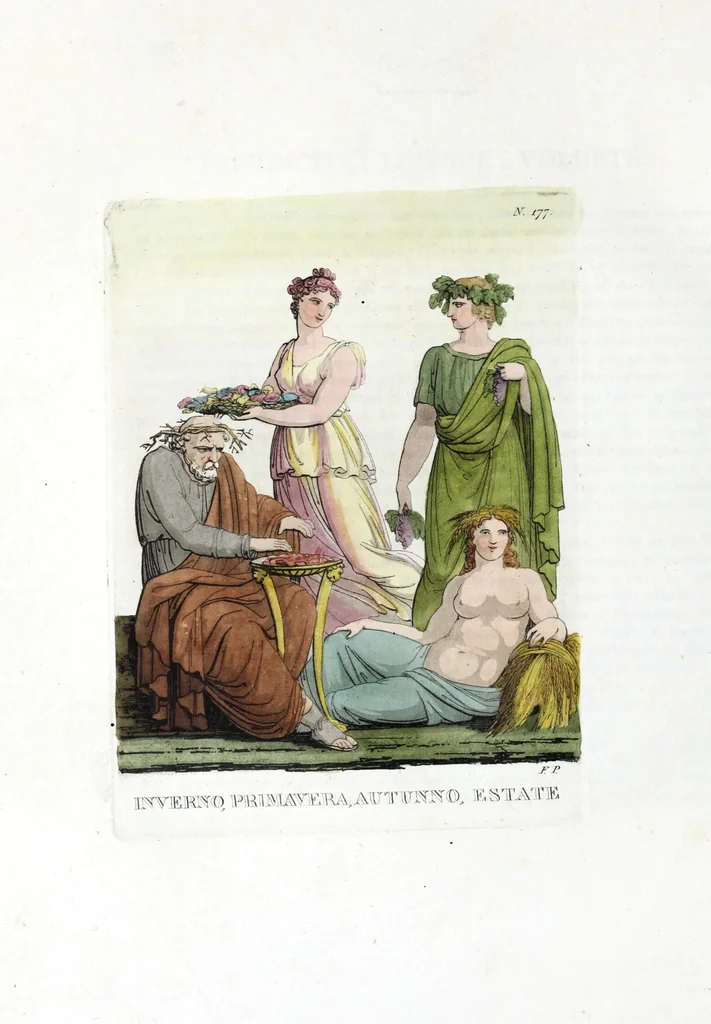 An illustration from Iconologia, ovvero, Immagini di tutte le cose principali a cui l'umano talento ha finto un corpo, 1819, leaf 236