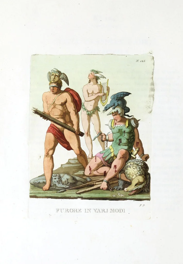 An illustration from Iconologia, ovvero, Immagini di tutte le cose principali a cui l'umano talento ha finto un corpo, 1819, leaf 26