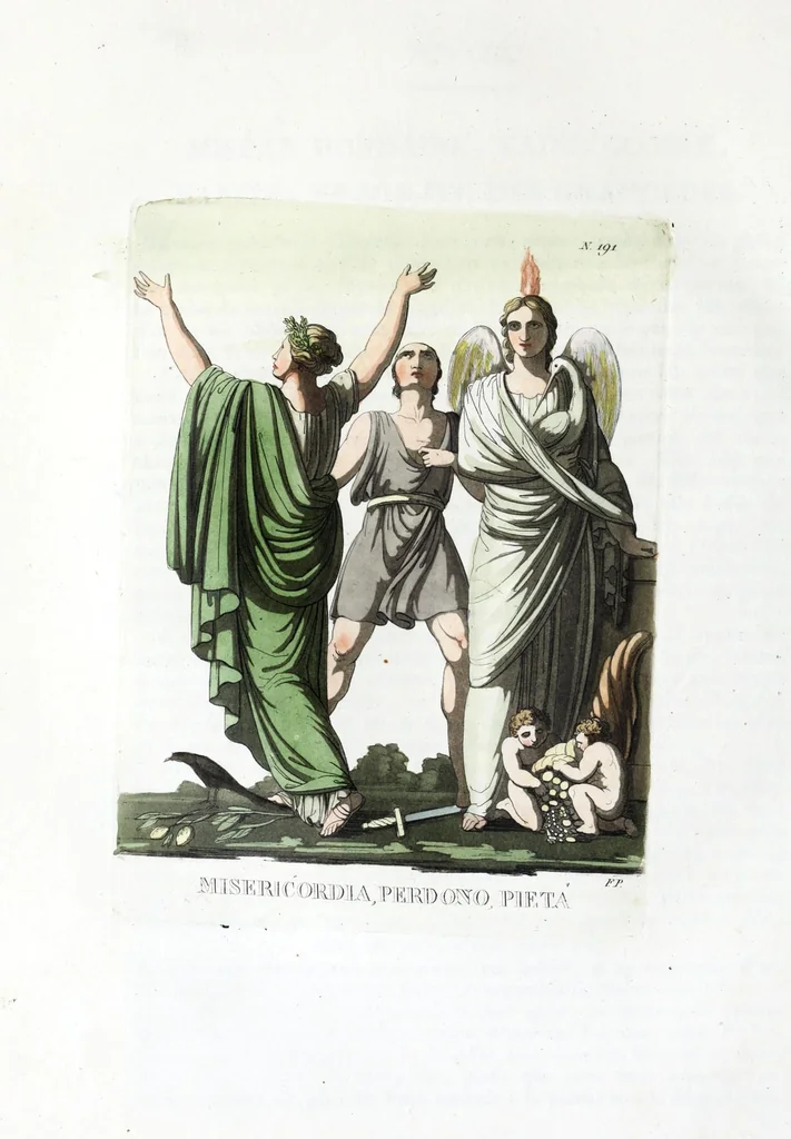 An illustration from Iconologia, ovvero, Immagini di tutte le cose principali a cui l'umano talento ha finto un corpo, 1819, leaf 286