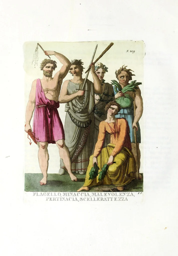 An illustration from Iconologia, ovvero, Immagini di tutte le cose principali a cui l'umano talento ha finto un corpo, 1819, leaf 366
