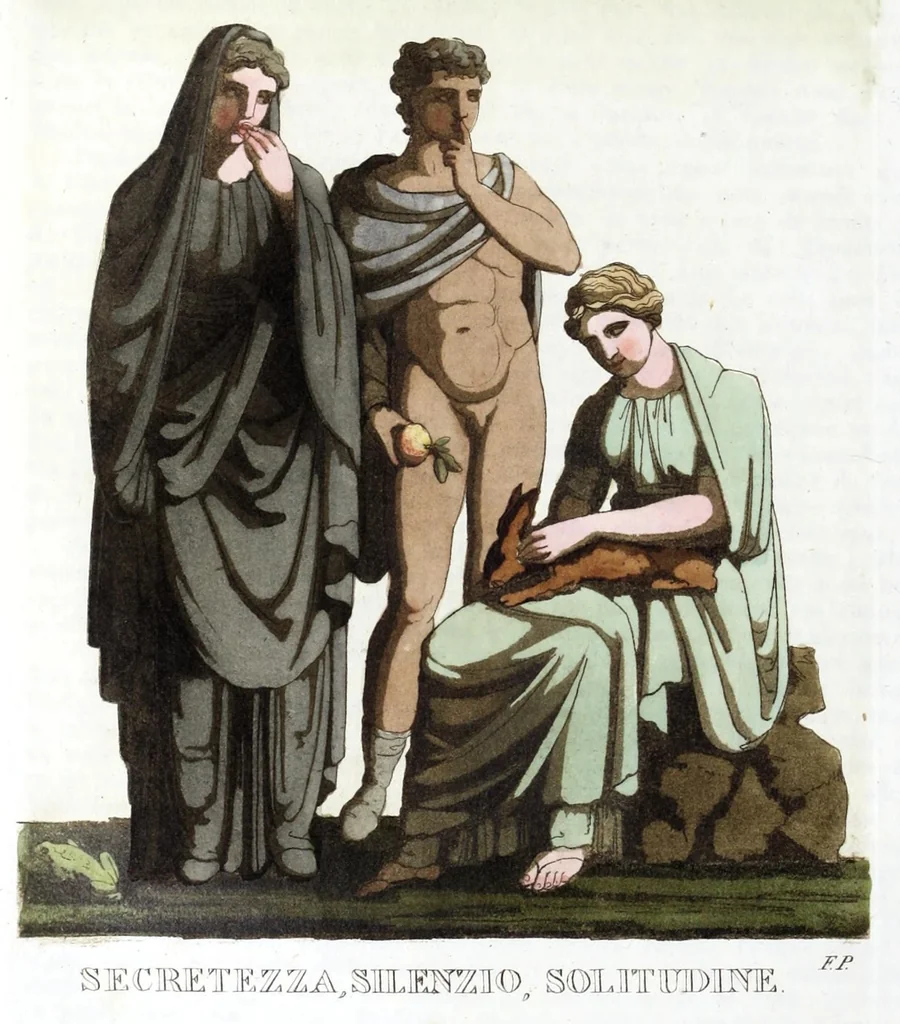 An illustration from Iconologia, ovvero, Immagini di tutte le cose principali a cui l'umano talento ha finto un corpo, 1819, leaf 416