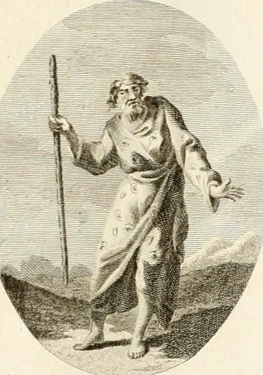 An illustration from Iconologie für Dichter, Künstler und Kunstliebhaber, 1807, leaf 10