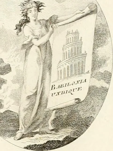 An illustration from Iconologie für Dichter, Künstler und Kunstliebhaber, 1807, leaf 100