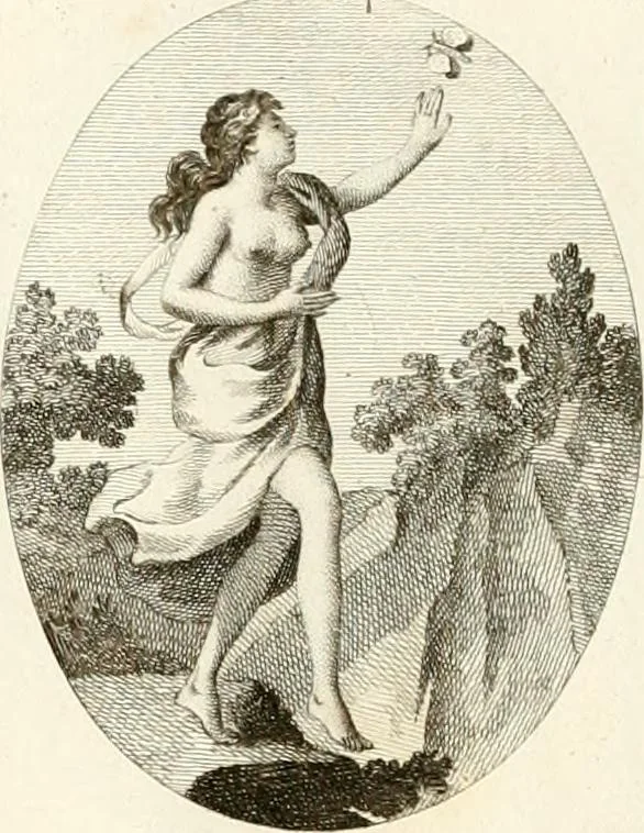 An illustration from Iconologie für Dichter, Künstler und Kunstliebhaber, 1807, leaf 104