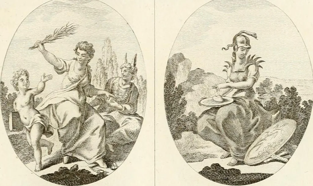 An illustration from Iconologie für Dichter, Künstler und Kunstliebhaber, 1807, leaf 112