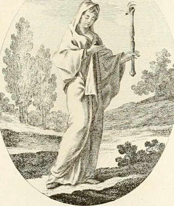 An illustration from Iconologie für Dichter, Künstler und Kunstliebhaber, 1807, leaf 114