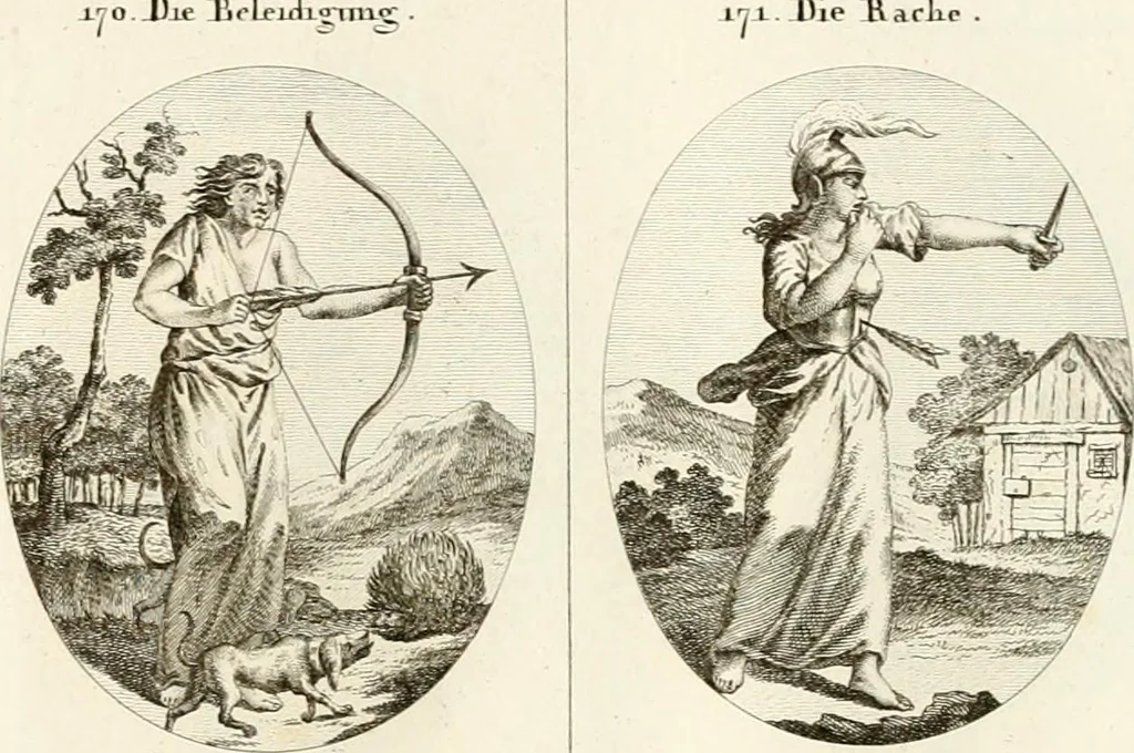 An illustration from Iconologie für Dichter, Künstler und Kunstliebhaber, 1807, leaf 118