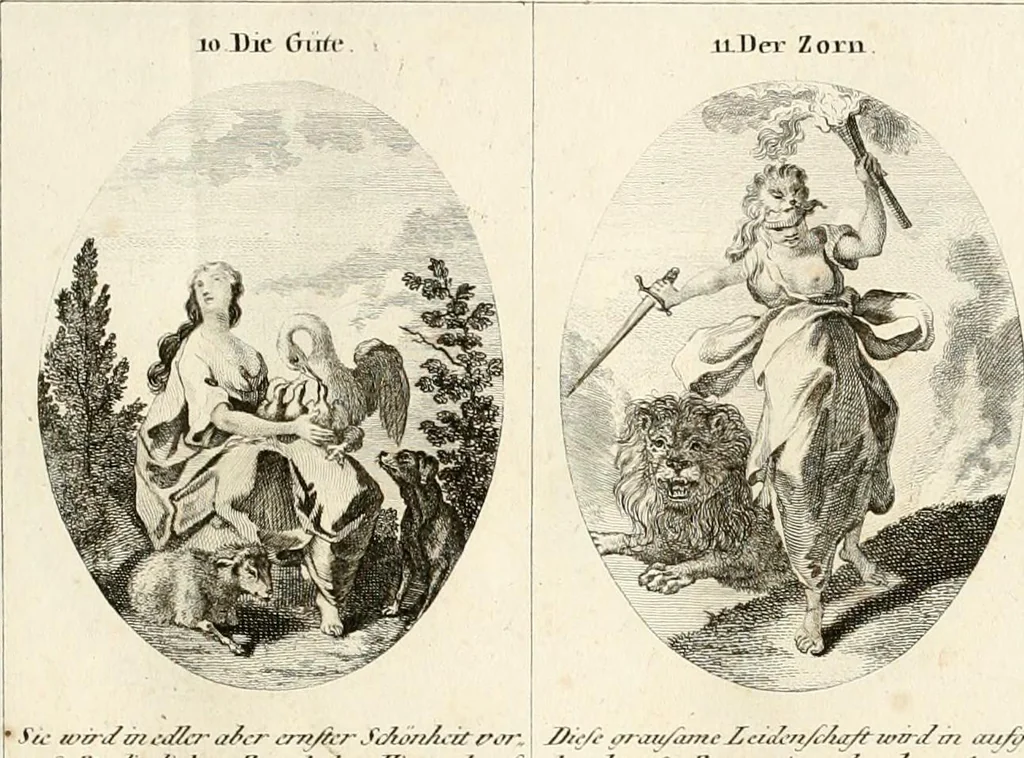 An illustration from Iconologie für Dichter, Künstler und Kunstliebhaber, 1807, leaf 12