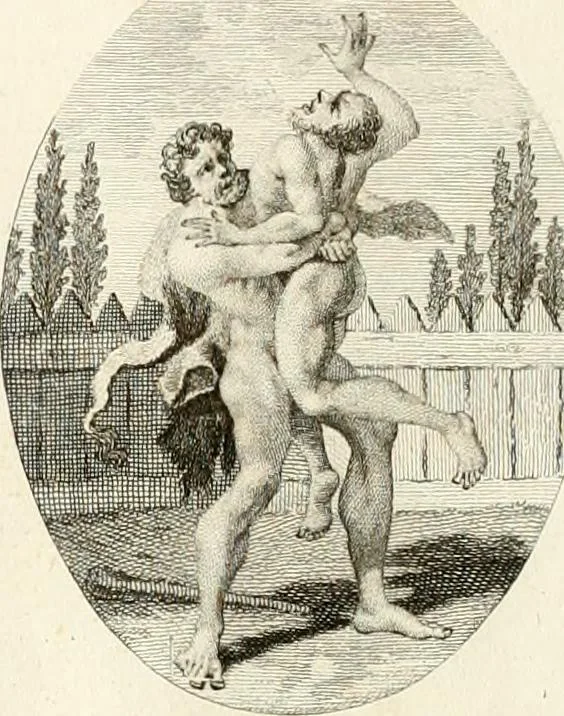An illustration from Iconologie für Dichter, Künstler und Kunstliebhaber, 1807, leaf 12