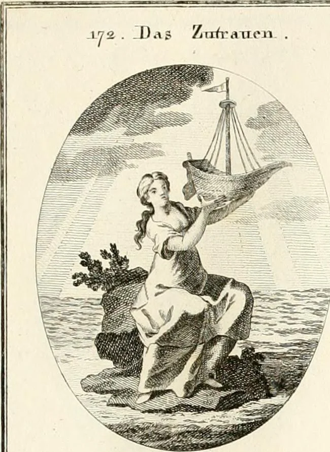 An illustration from Iconologie für Dichter, Künstler und Kunstliebhaber, 1807, leaf 120