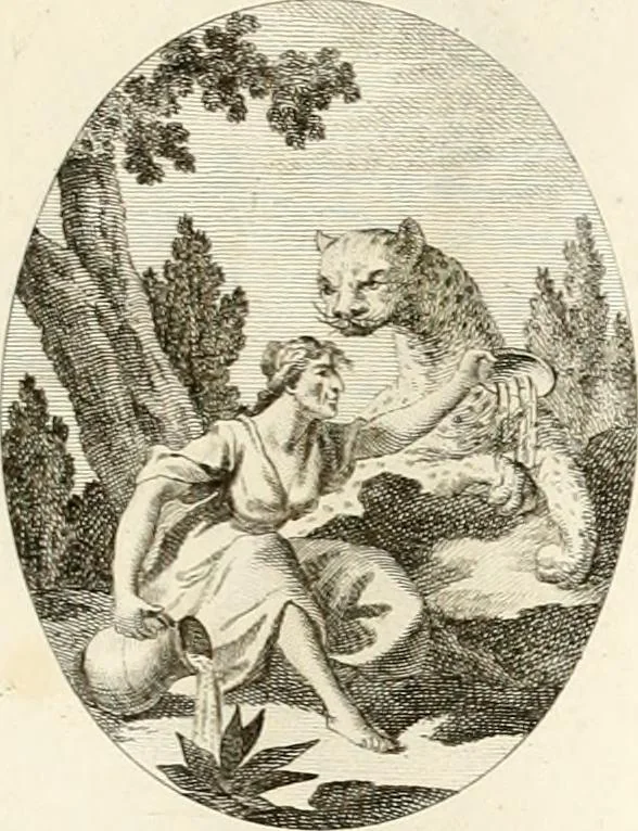 An illustration from Iconologie für Dichter, Künstler und Kunstliebhaber, 1807, leaf 122