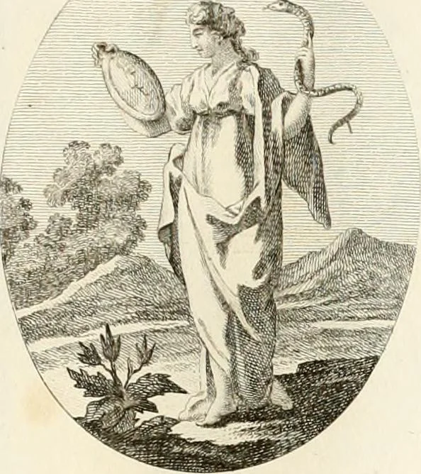 An illustration from Iconologie für Dichter, Künstler und Kunstliebhaber, 1807, leaf 124