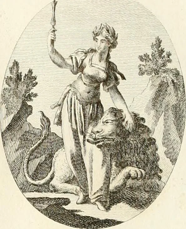 An illustration from Iconologie für Dichter, Künstler und Kunstliebhaber, 1807, leaf 124