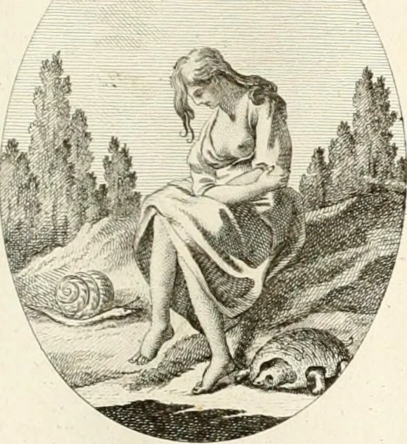 An illustration from Iconologie für Dichter, Künstler und Kunstliebhaber, 1807, leaf 126