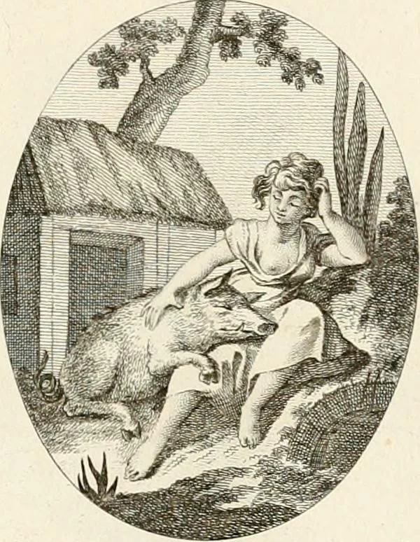 An illustration from Iconologie für Dichter, Künstler und Kunstliebhaber, 1807, leaf 126