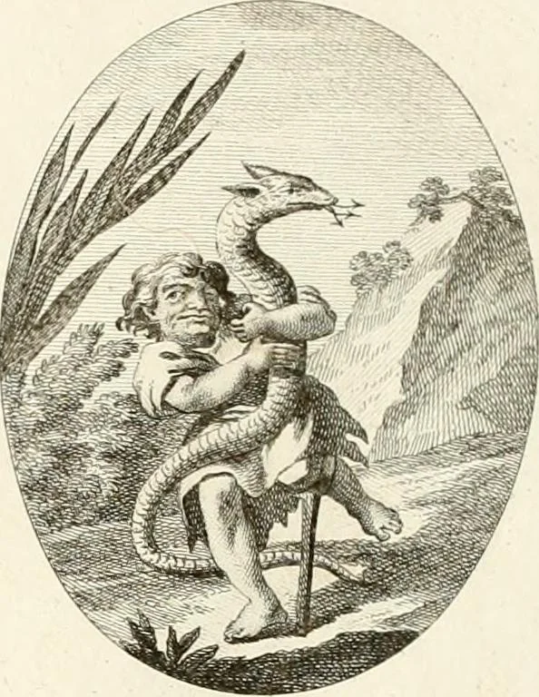 An illustration from Iconologie für Dichter, Künstler und Kunstliebhaber, 1807, leaf 126