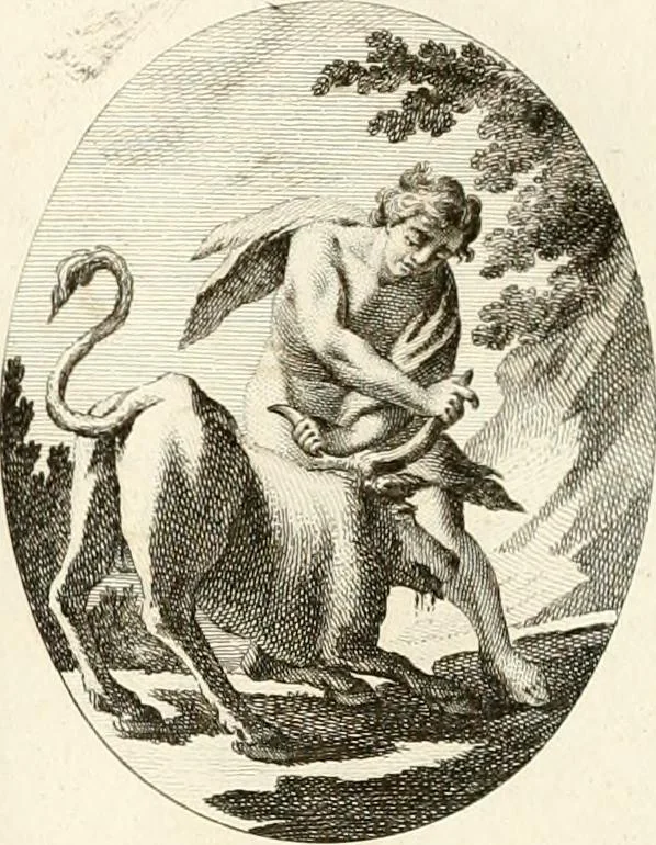 An illustration from Iconologie für Dichter, Künstler und Kunstliebhaber, 1807, leaf 128