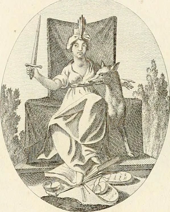 An illustration from Iconologie für Dichter, Künstler und Kunstliebhaber, 1807, leaf 130