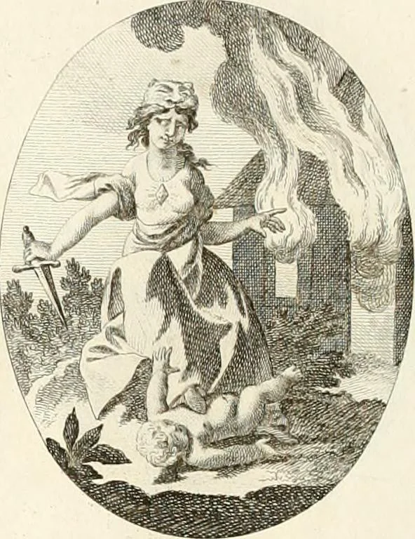 An illustration from Iconologie für Dichter, Künstler und Kunstliebhaber, 1807, leaf 130