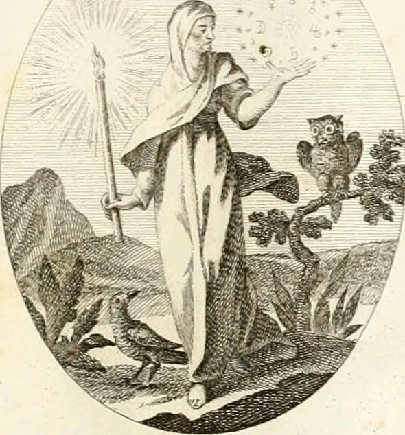 An illustration from Iconologie für Dichter, Künstler und Kunstliebhaber, 1807, leaf 132