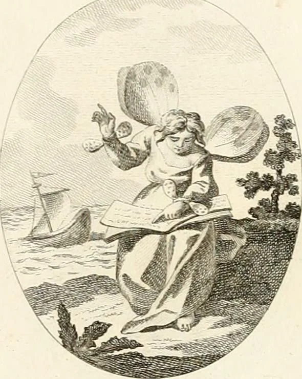 An illustration from Iconologie für Dichter, Künstler und Kunstliebhaber, 1807, leaf 132