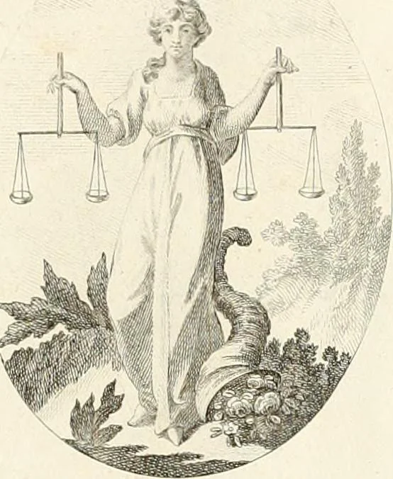 An illustration from Iconologie für Dichter, Künstler und Kunstliebhaber, 1807, leaf 134