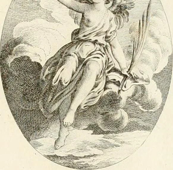 An illustration from Iconologie für Dichter, Künstler und Kunstliebhaber, 1807, leaf 136