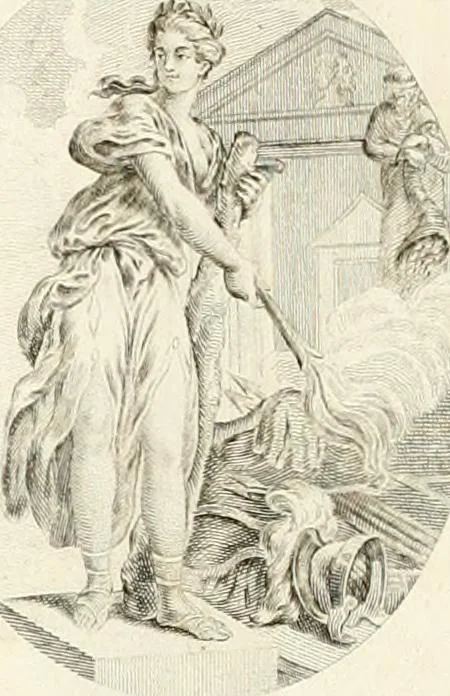 An illustration from Iconologie für Dichter, Künstler und Kunstliebhaber, 1807, leaf 136