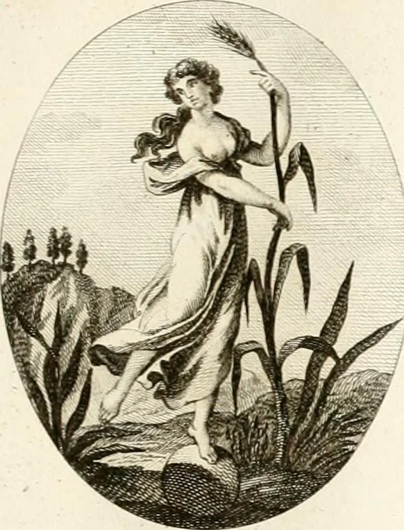 An illustration from Iconologie für Dichter, Künstler und Kunstliebhaber, 1807, leaf 138