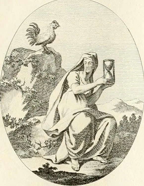 An illustration from Iconologie für Dichter, Künstler und Kunstliebhaber, 1807, leaf 142