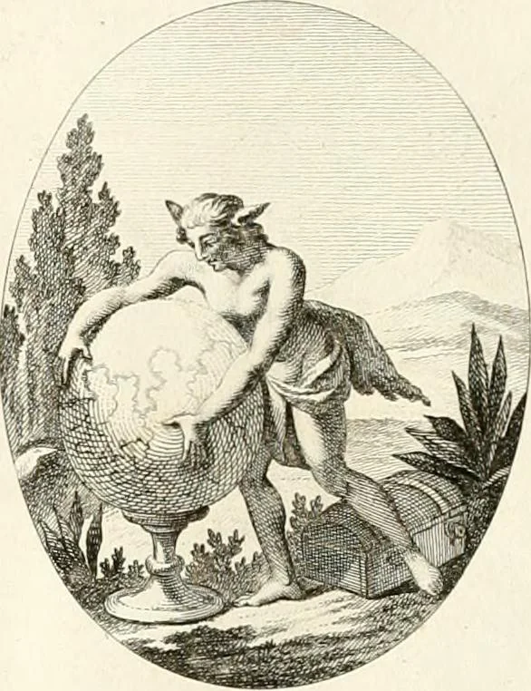 An illustration from Iconologie für Dichter, Künstler und Kunstliebhaber, 1807, leaf 142