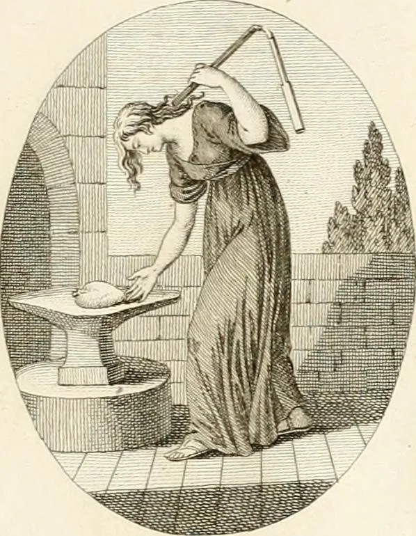 An illustration from Iconologie für Dichter, Künstler und Kunstliebhaber, 1807, leaf 146