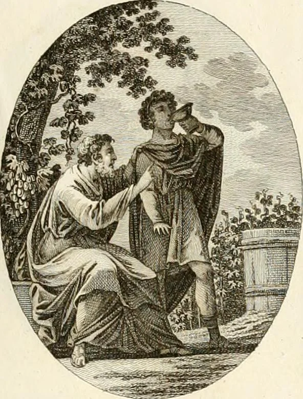 An illustration from Iconologie für Dichter, Künstler und Kunstliebhaber, 1807, leaf 150