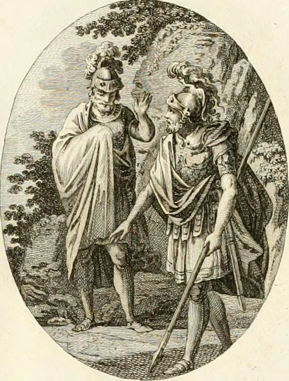 An illustration from Iconologie für Dichter, Künstler und Kunstliebhaber, 1807, leaf 150