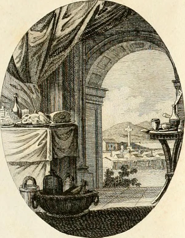 An illustration from Iconologie für Dichter, Künstler und Kunstliebhaber, 1807, leaf 152