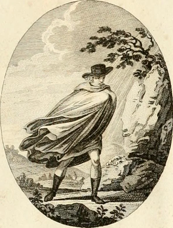 An illustration from Iconologie für Dichter, Künstler und Kunstliebhaber, 1807, leaf 154