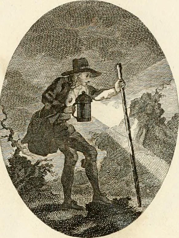 An illustration from Iconologie für Dichter, Künstler und Kunstliebhaber, 1807, leaf 18