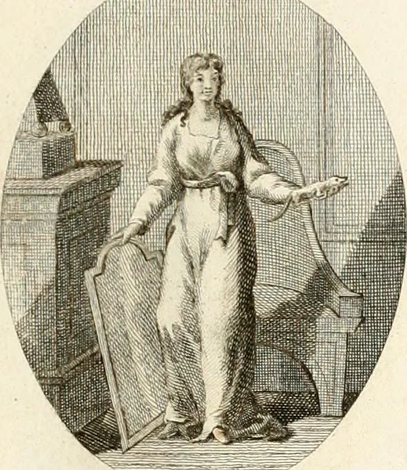 An illustration from Iconologie für Dichter, Künstler und Kunstliebhaber, 1807, leaf 20
