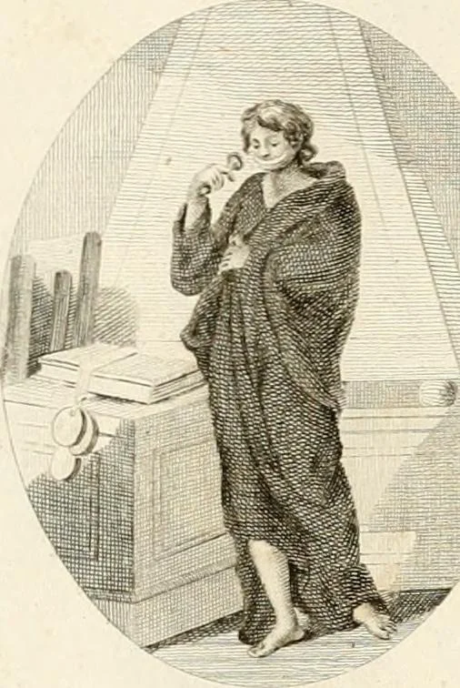 An illustration from Iconologie für Dichter, Künstler und Kunstliebhaber, 1807, leaf 22