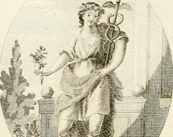 An illustration from Iconologie für Dichter, Künstler und Kunstliebhaber, 1807, leaf 22
