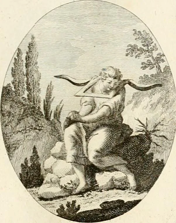 An illustration from Iconologie für Dichter, Künstler und Kunstliebhaber, 1807, leaf 28