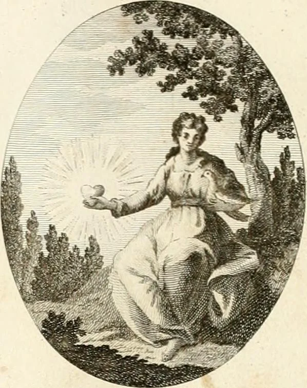An illustration from Iconologie für Dichter, Künstler und Kunstliebhaber, 1807, leaf 28