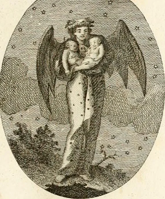 An illustration from Iconologie für Dichter, Künstler und Kunstliebhaber, 1807, leaf 30