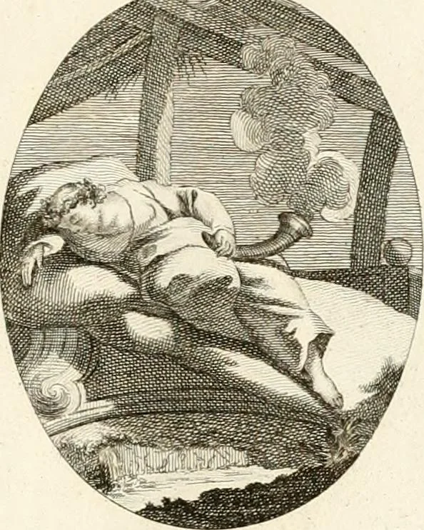 An illustration from Iconologie für Dichter, Künstler und Kunstliebhaber, 1807, leaf 30