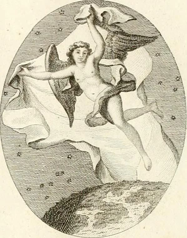 An illustration from Iconologie für Dichter, Künstler und Kunstliebhaber, 1807, leaf 30