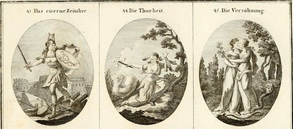An illustration from Iconologie für Dichter, Künstler und Kunstliebhaber, 1807, leaf 34