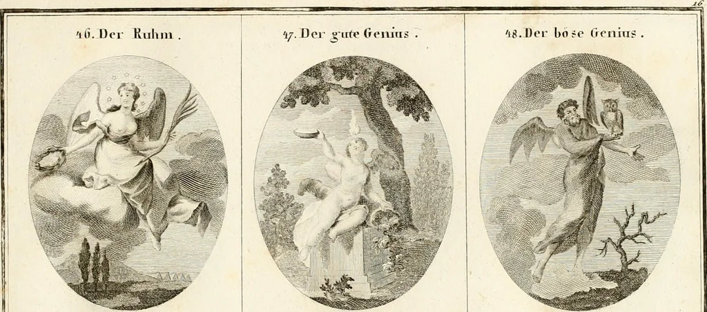 An illustration from Iconologie für Dichter, Künstler und Kunstliebhaber, 1807, leaf 36