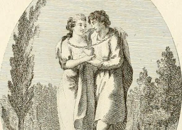An illustration from Iconologie für Dichter, Künstler und Kunstliebhaber, 1807, leaf 38